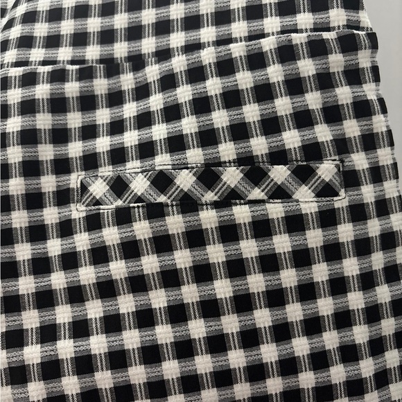Patrizia Luca Black and White Checkered Capris M - Picture 8 of 9